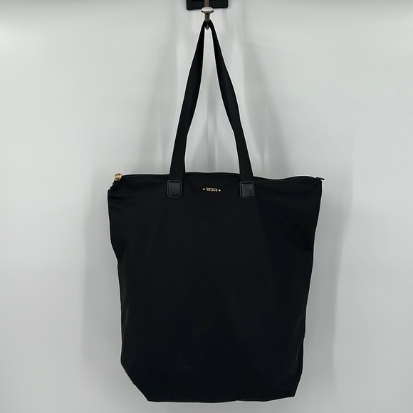 Tumi Handbags - Tumi Black Just In Case North/South Packable Nylon Tote Bag